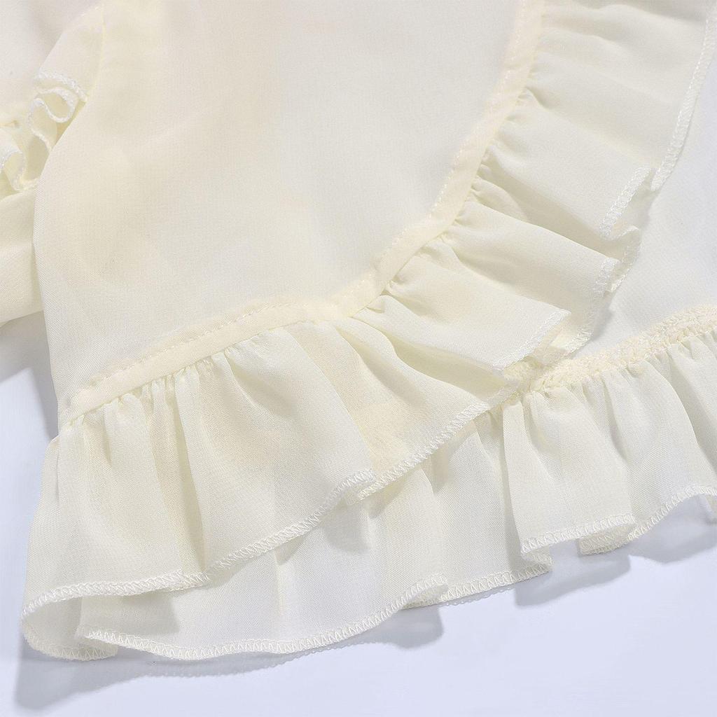 Evropský a americký gotický Lolita večerní kabát - Dámská dlouhorukávová šifonová šála pelerína