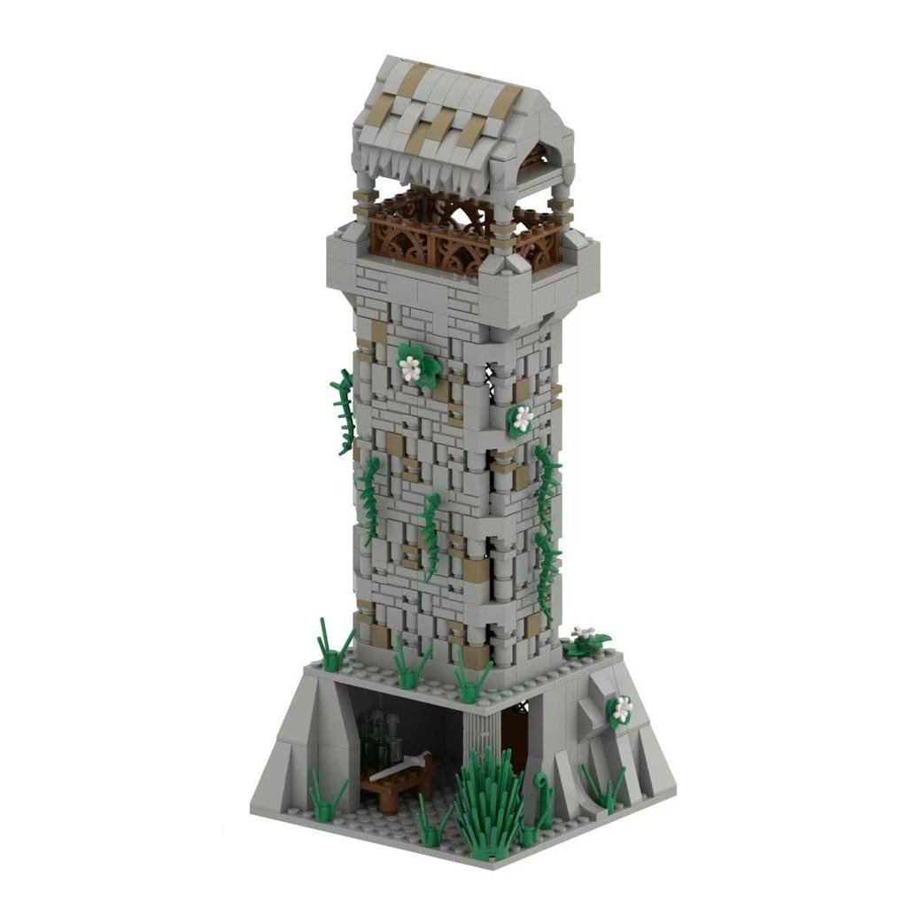 Medieval Castle Building Blocks Set Knight Outpost Creative Model Bricks Kit Educational Construction Toys for Boys Kids