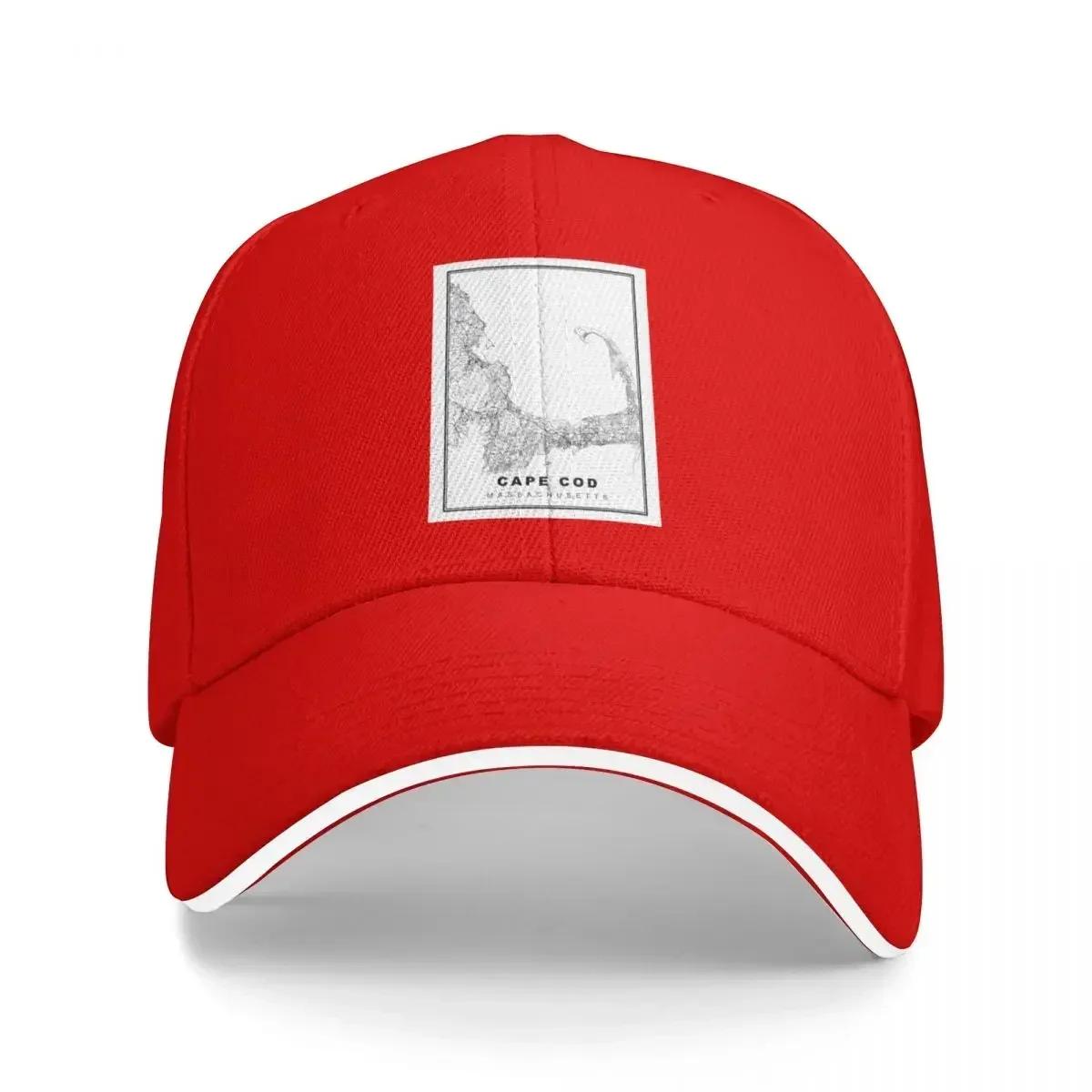 Cape Cod Map Baseball Cap luxury woman cap Streetwear foam party Hat Thermal Visor Sun Hats For Women Mens