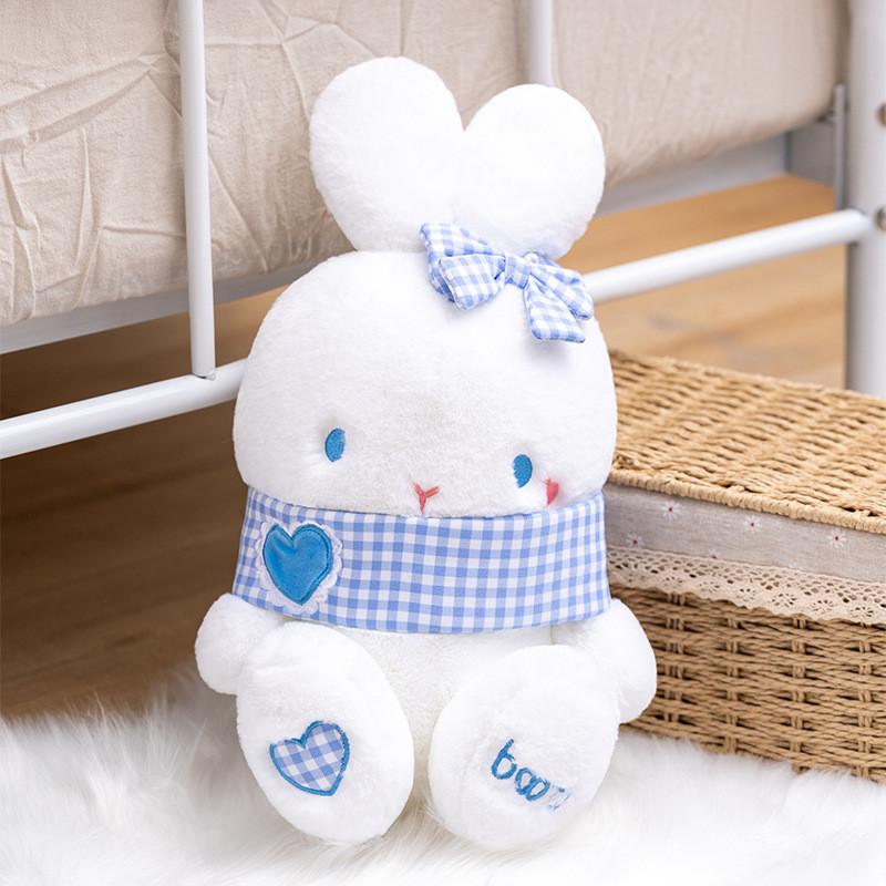Plush Rabbit Charming Cushion Toy With Short Plush Material Ideal For Gifts Collectibles And