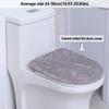 Warm Toilet Lid Cover Solid Color Toilet Lid Protective Sleeves Toilet Seat Cover  Home Bathroom