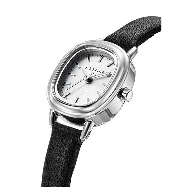 AMICO Round Leather Watch - Black (JWM1LE4BS403WHBK0)