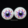 Halloween DIY Ghost Eye Prop: Colorful Bouncing Eyeball Accessory (2.3-4cm)