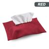 Seametal Fur Leather Car Tissue Boxes Multifunctional Car Sun Visor Back Seat Hanging Tissue Bag Organizer For Car Accessories