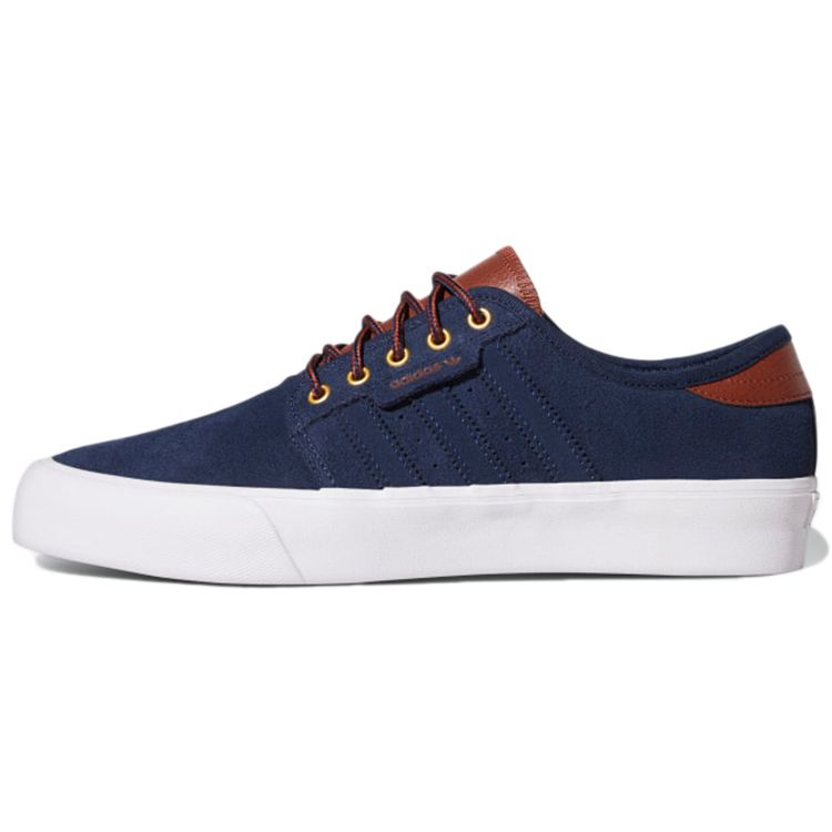 Adidas Originals Seeley Xt Casual Slip-Resistant Lightweight Supportive Low-Top Skate Shoes Men Sneakers Navy-Blue H01235