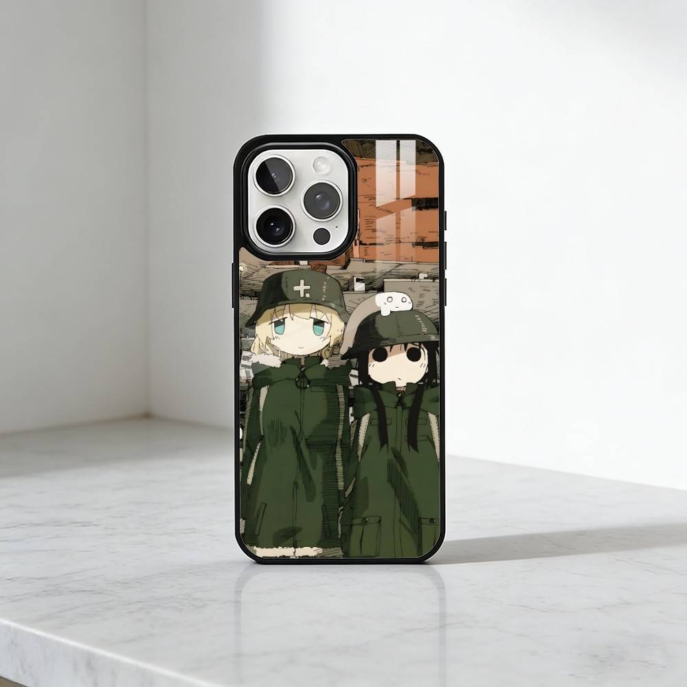GLT Anime Chito x Y-Yuri Phone Case For iPhone17,16,15,14,13 Plus,Pro Max Magnetic For Magsafe Wireless Charging