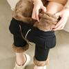Winter Autumn Warm Women Pant Fashion High Waist Thick Loose Pants Solid Color All-Match Plush Sweatpants