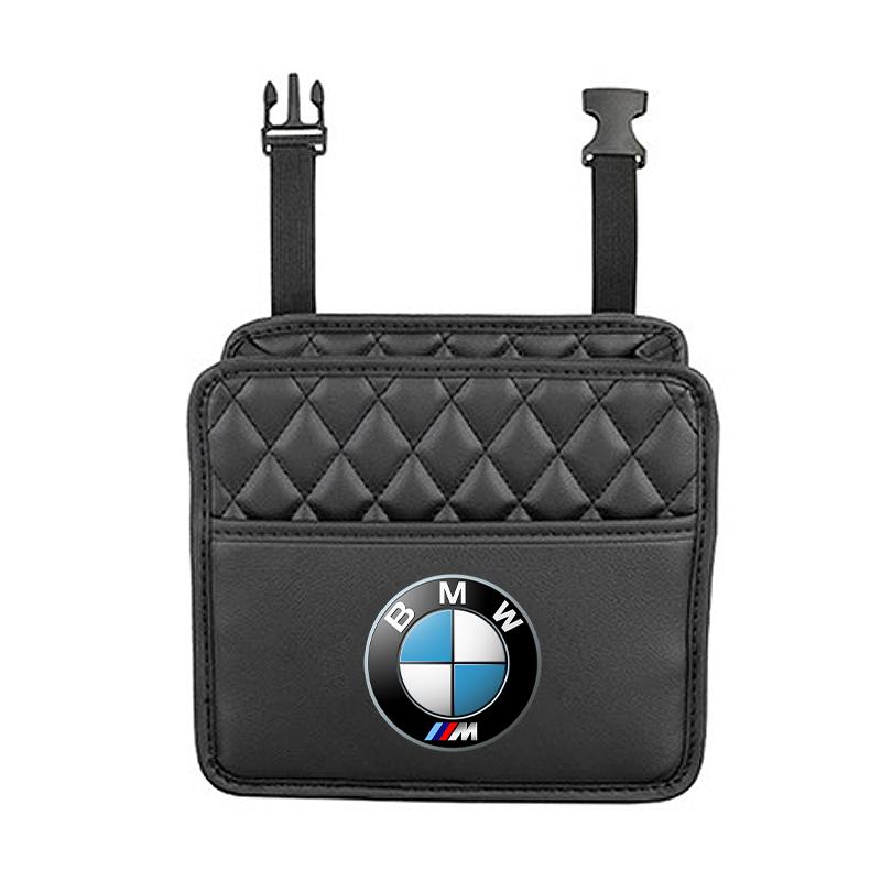 

Многофункциональная сумка-органайзер для сиденья автомобиля Кожаная сумка-органайзер Мусорный пакет Для BMW E36 E46 E90 E60 E39 F30 F10 F20 E70 E53 G30 E91 E92