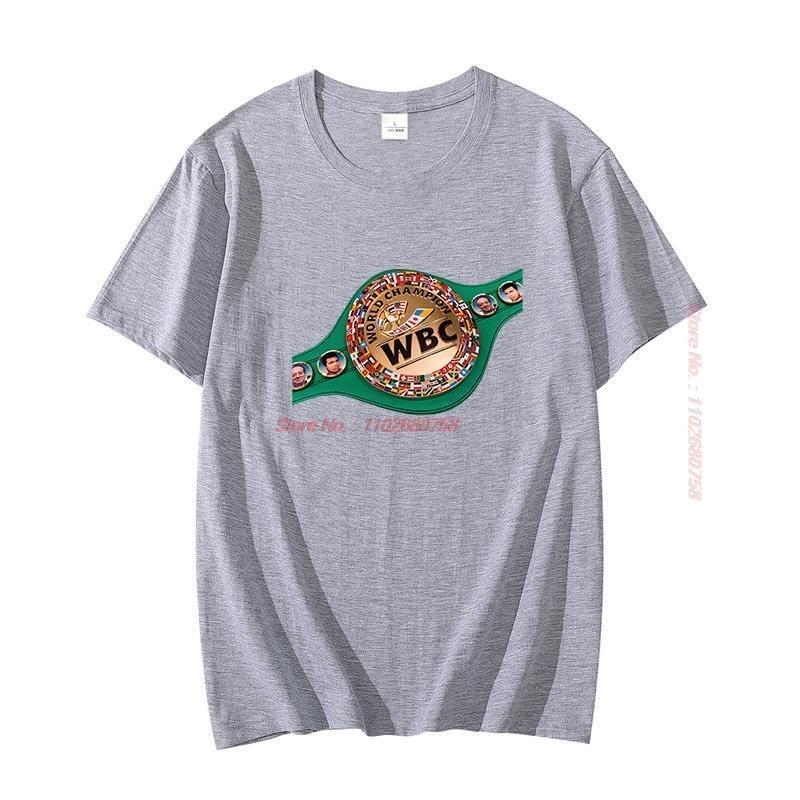 Bokskampioenen Van De Wereld Wbc Canelo Alvarez Kampioenen Grafische T-shirts Zomer Oversized Katoenen T-shirt Unisex Kleding