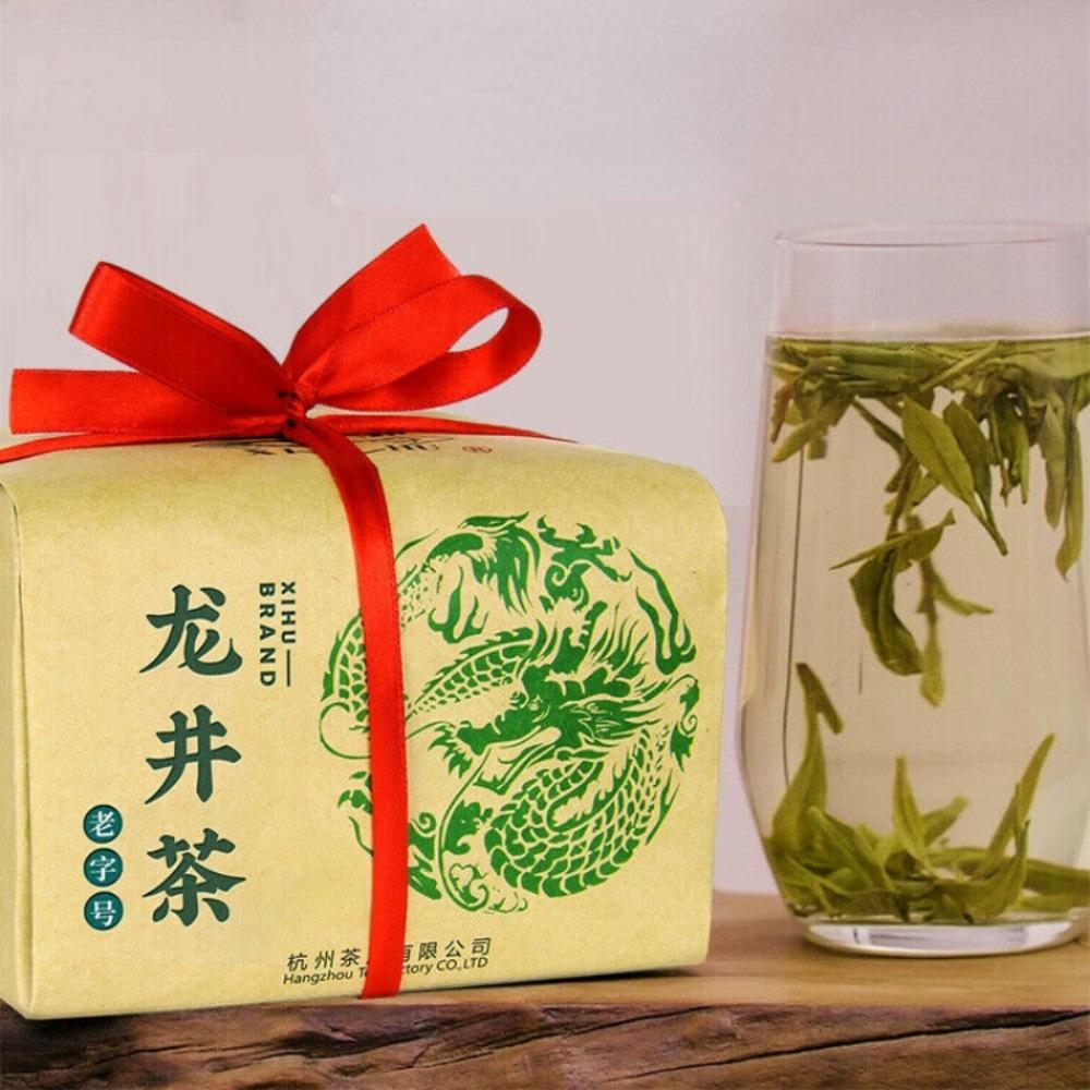 Chinese Longjing Green Tea 200g Natural Herbal Tea for Energy Fresh Spring Tea 01