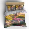 "Elegant flamingo paradise touch." Bedding sets Duvet covers Pillowcases(1* Duvet Cover 2* Pillowcases without duvet insert)