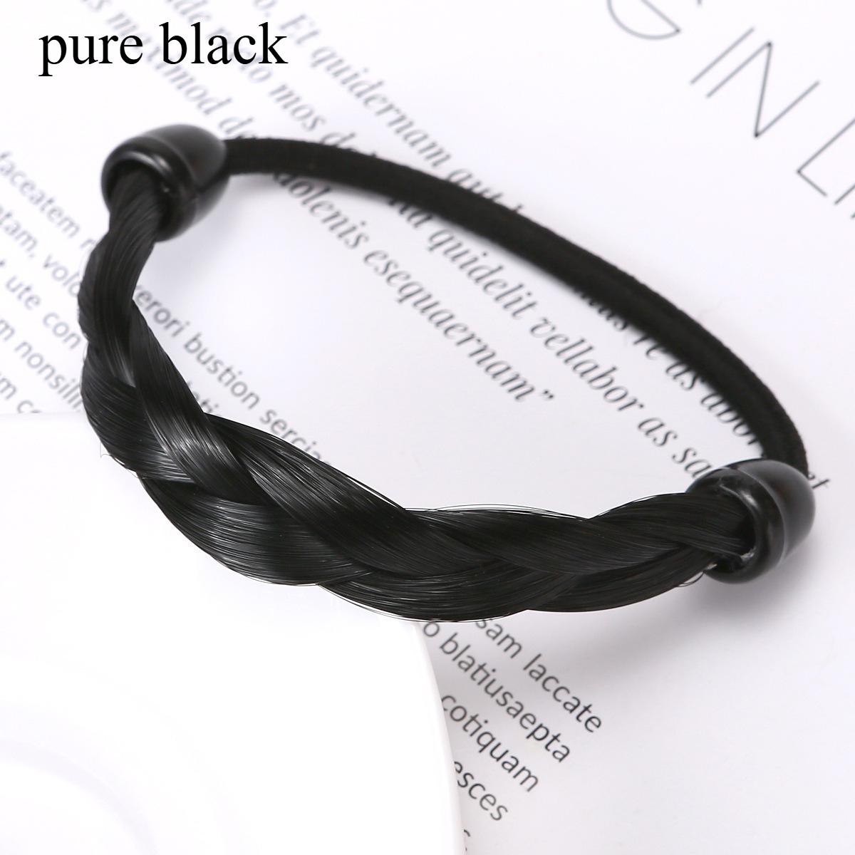 

Fashionable High-elasticity Ponytail Hair Tie, Straight Hair Rope, Natural and Invisible Hair Tie, Hair Accessory 7cm