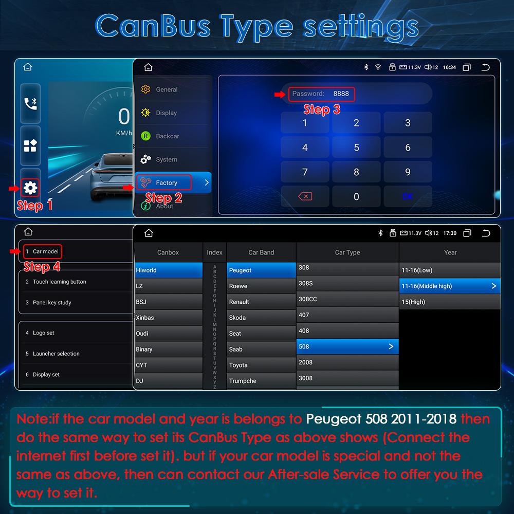 2din Android Autoradio dla Peugeot 508 508SW 2011 - 2018 Radio samochodowe multimedialny odtwarzacz wideo nawigacja GPS inteligentny ekran jednostka główna Carplay 4G RDS DSP