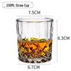 ZISIZ Handmade Crystal Whiskey Glass Set