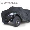 L/XXL/XXXL Polyester Car Cover with Storage Bag ATV Storage Cover Dustproof Waterproof Large Quad Bike Universal Black