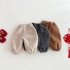 Children's Fleece-Lined Embroidered Sweatpants - 2025 Winter Fashion for Boys