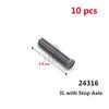 Non-Toxic 10Pcs/Lot High-Tech Building Blocks Parts Cross Axle Compatible 32062 4519 3705 32073 23948 87083 15462 Moc Technical Bricks Toy