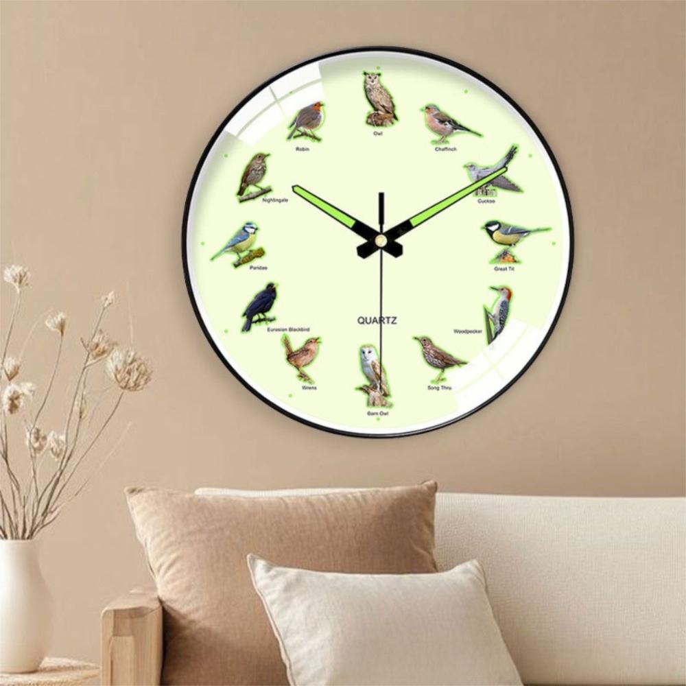 8 Inch Round Wall Clock Easy To Read Home Decor Clock Durable Wall Hanging Clock for Bedroom