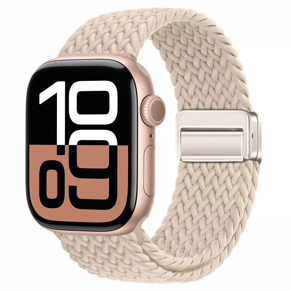 Nylon Strap for Apple Watch 10 46mm 42mm/Ultra 2 49mm 9 8 7 Breathable Watchband iwatch Series 6 5 4 SE 44mm 40mm 45mm 41mm Band