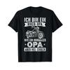 Motorcycle T Shirt With Biker Grandpa Wie Normal Opa Aber Viel Cooler Design Black Vintage Versatile Unisex Graphic