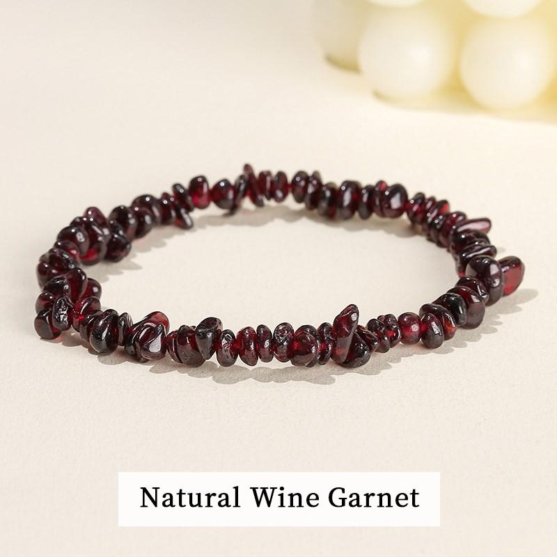 JD Natural Crystal Stone Seven Chakra Irregular Energy Bracelet Women Men Healing Amethyst Fluorite Chip Strand Bracelet Gift