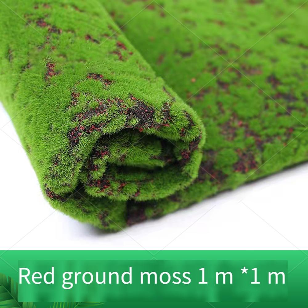 Artificial Green Plants Moss Grass Fake Grass Eternal Life Mini Landscape Crafts for Home Garden Hotel Decoration Straw Mattress