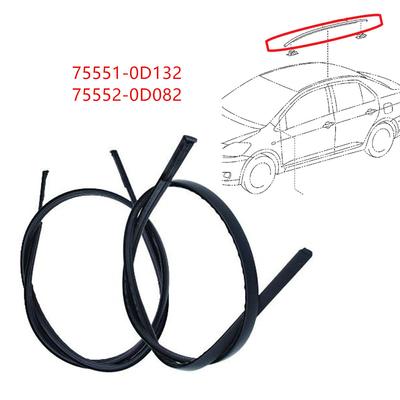 2 pz Tetto Drip Side Finitura Modanatura Per Toyota Yaris Hatchback 2014-2018 755520D082 755510D132