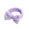 Coral Velvet Head Band Cute Decorative Portable Bowknot Face Washing Women Headband Headwear Ornament Birthday Gift