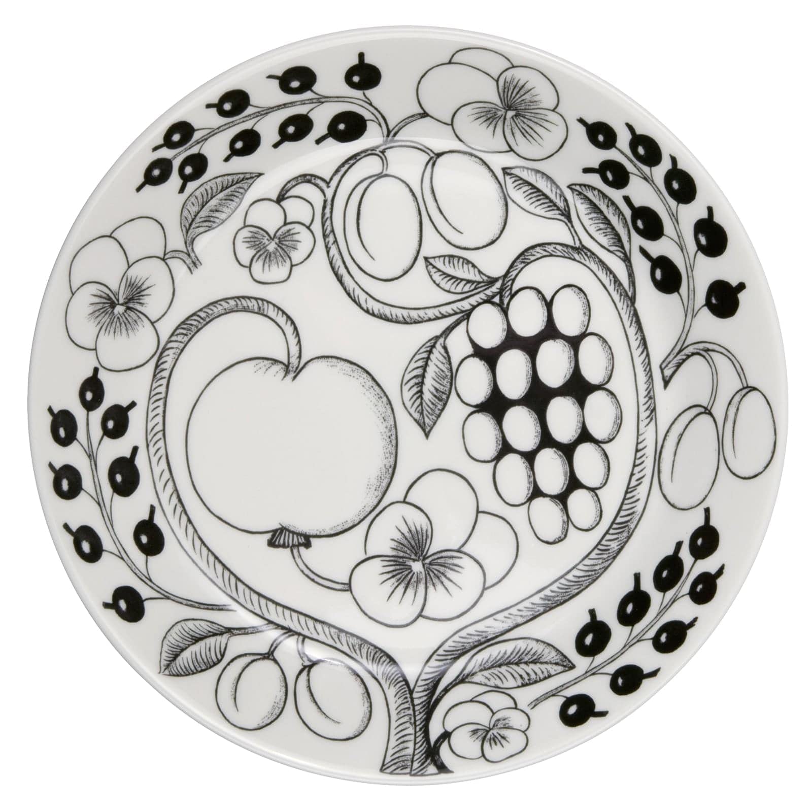 

ARABIA [Officially Imported] Arabia Paratiisi Plate, 21cm, Black, 1005399