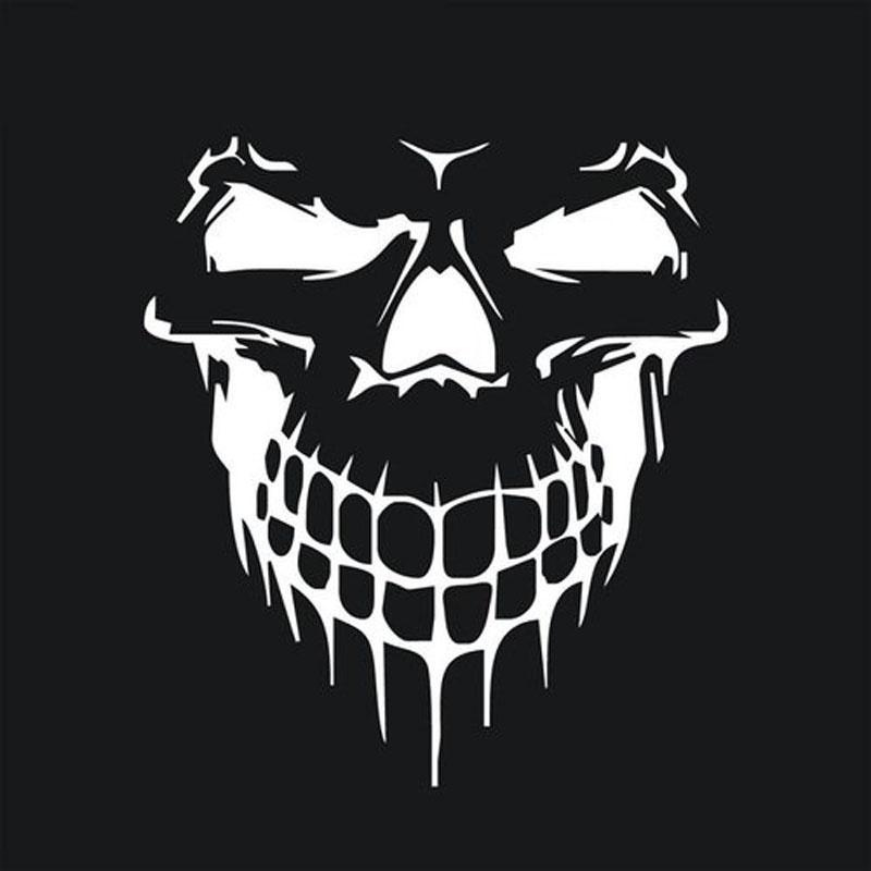 Punisher Pc 1 Skull Head Car Sticker Door Window Truck Car Stickers Styling
