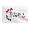 Turning Point USA Flag 3x5Ft Double Sided Wall Hanging Flag Outdoor Polyester Banner with Brass Grommets for Yard Garden Decoration