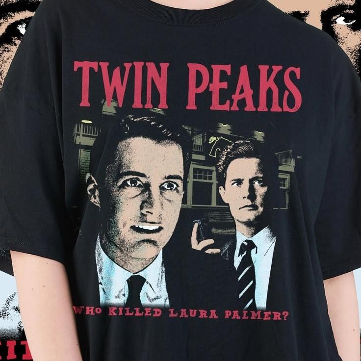 Vintage Twin Peaks Tshirt Dale Cooper Short Sleeve S to 5XL NI458 Unisex T-Shirt XXXL