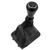 Car Accessories 5 Speed Gear Shift Knob Shifter Lever Stick Gaiter Boot Cover For Peugeot 206 406 Manual