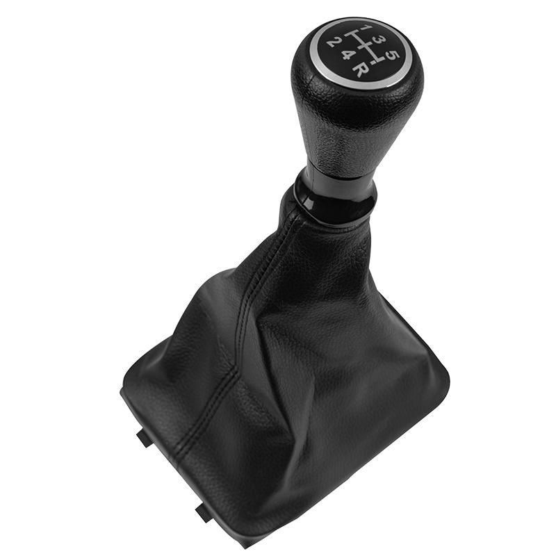 Car Accessories 5 Speed Gear Shift Knob Shifter Lever Stick Gaiter Boot Cover For Peugeot 206 406 Manual
