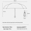 New Macaron Color Five-Fold Ultra-Light Sun Protection Compact Mini Umbrella with Buckle Handle