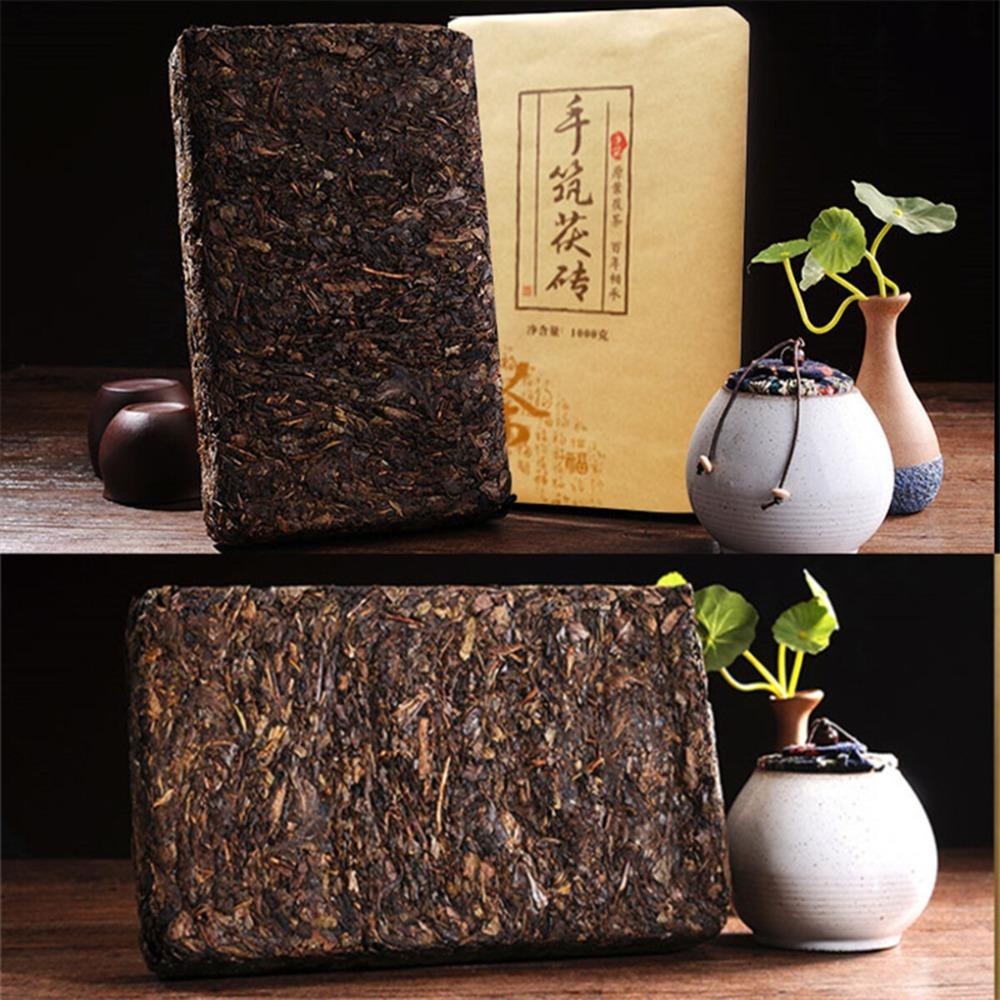 12 Years 1000g Hunan Anhua Hei Cha Handmade Fu Brick Tea