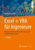 Kniha Excel + VBA Fur Ingenieure : Programmieren Erlernen Und Technische Fragestellungen Losen