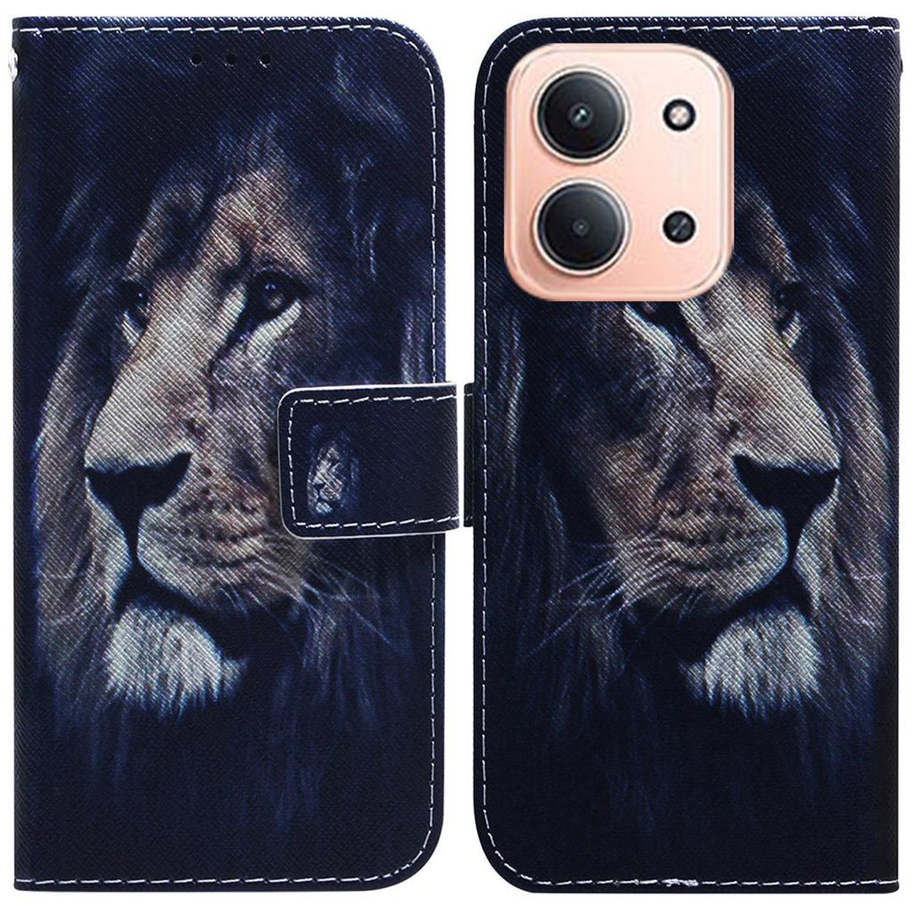 For Xiaomi Redmi 15C 5G (EU) (173mm)/15C 4G (EU) (173mm) Wallet Case Pattern Print Leather Phone Cover