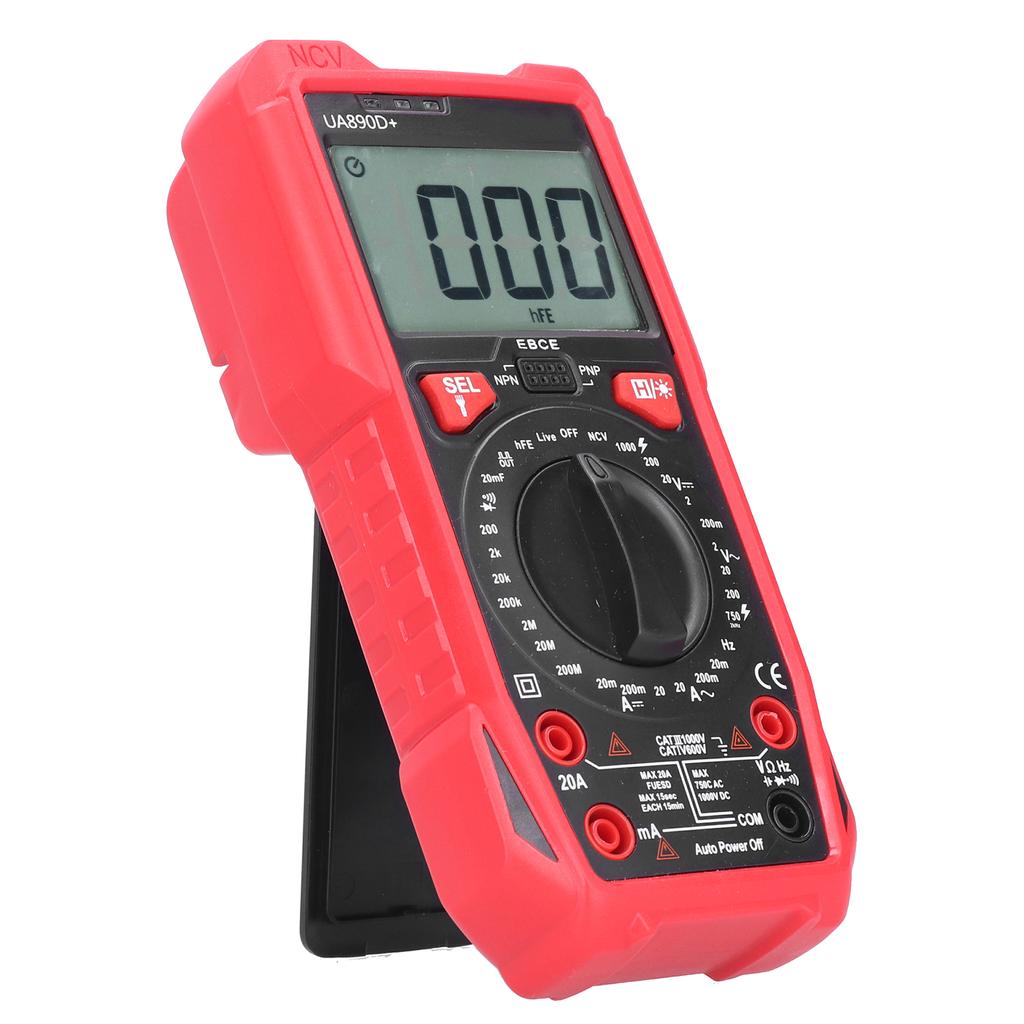 UA890d Handheld Digital Multimeter Current Voltage Capacitance Resistance Tester Meter