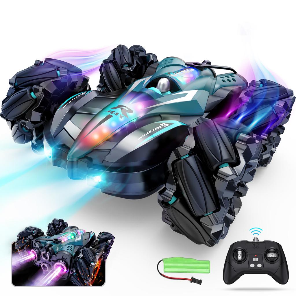 Hot Sale F1 Double-sided Car Gesture Induction Double Spray Stunt Drift Remote Control Car Light Music Children's Toy