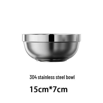 304 Stainless Steel Double-Layer Insulated Bowl