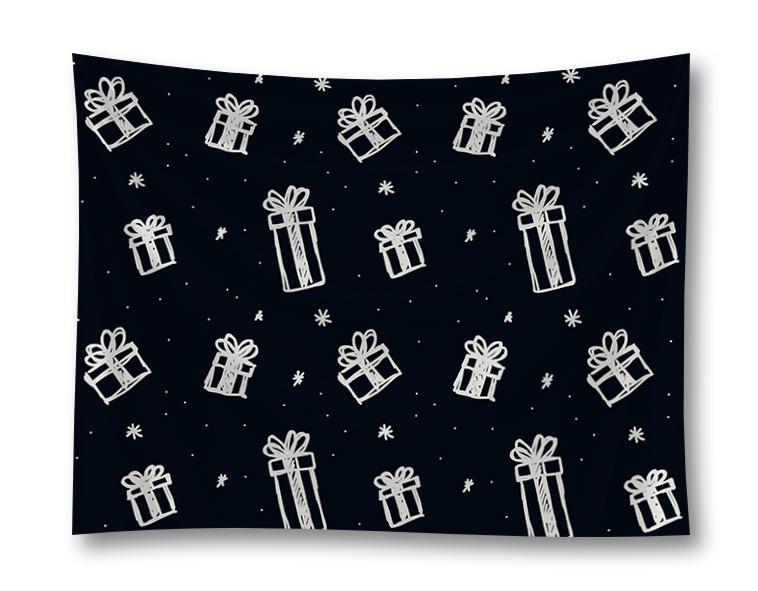 Amazon Christmas Tapestry Background Cloth Bedside Sofa Hanging Cloth Home Wall