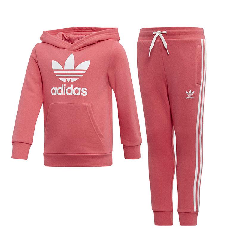 

Adidas Originals Casual Sportswear Trefoil Hoodie Pink Children Aged 3 7 Years Old FR3832 110