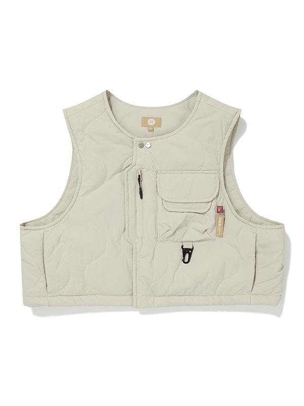 Bibissieoseu W Primaloft Convertible Quilted Jacket_Cream
