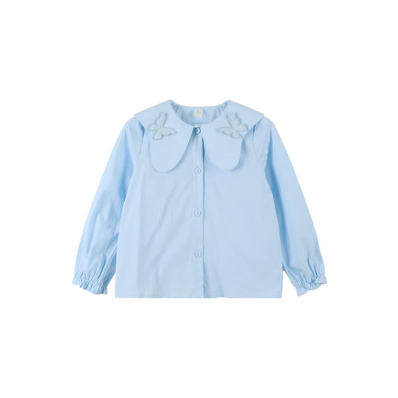 Girls' Pure Cotton 3D Bow Shirt
