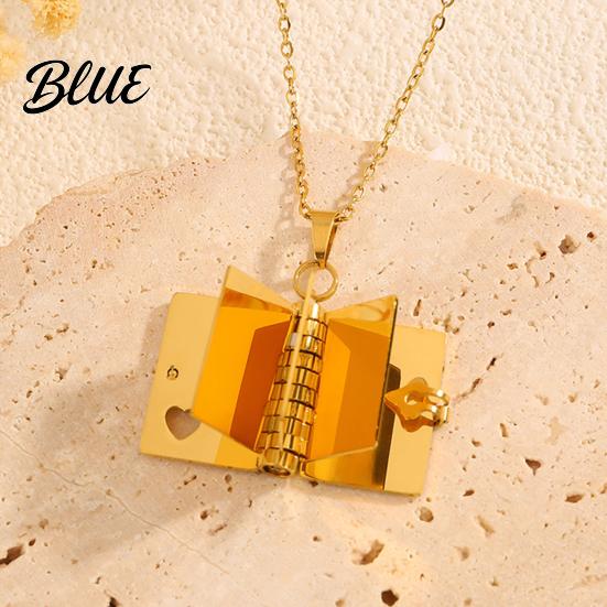 Symbolic Book Jewelry Daughter Necklace My Incredible Girl Pendant Stainless