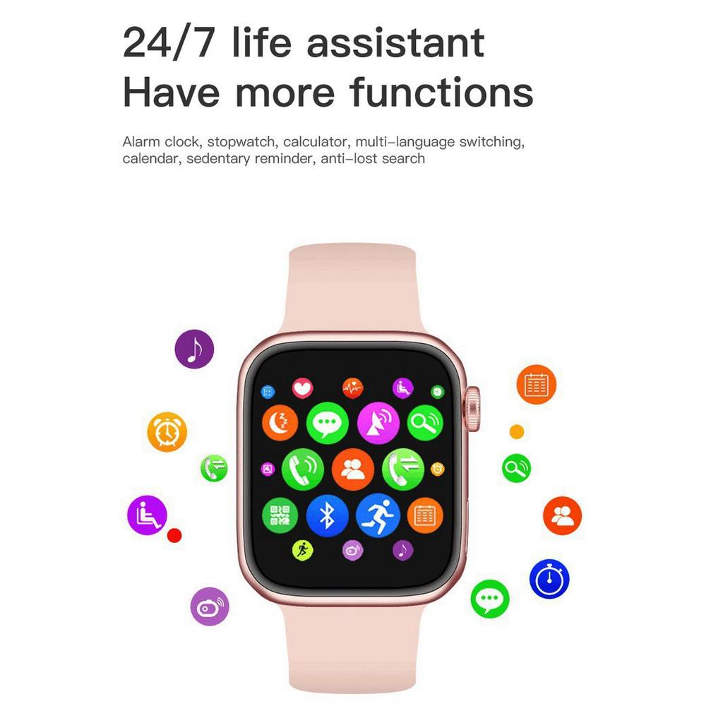 Buy Smart Call Watch Bluetooth Call 44mm Strap Blood Pressure Waterproof Smart  Watch Compatible IPhone Android Xiaomi Huawei Sony Samsung Phones at  affordable prices — free shipping, real reviews with photos — Joom
