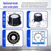 Dual-Gang Carbon Film Potentiometer: RV24YG20S, Variable Frequency Speed Control with B102/202/502 Knob Scale, Available In 5K/20K Ohm.
