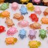 100 Pezzi Mini Tartarughe in Resina Tartarughe Luminose al Buio Miniaturine di Tartaruga Multifunzione Luminose al Buio per Micro Paesaggistica