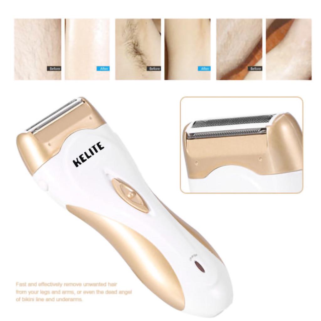 Depiladora corporal eléctrica recargable para mujer
